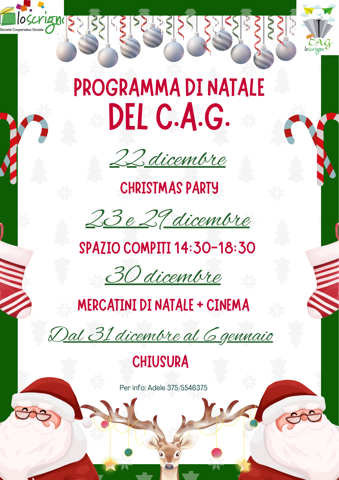 C.A.G VIA SAPONARO CHRISTMAS PARTY