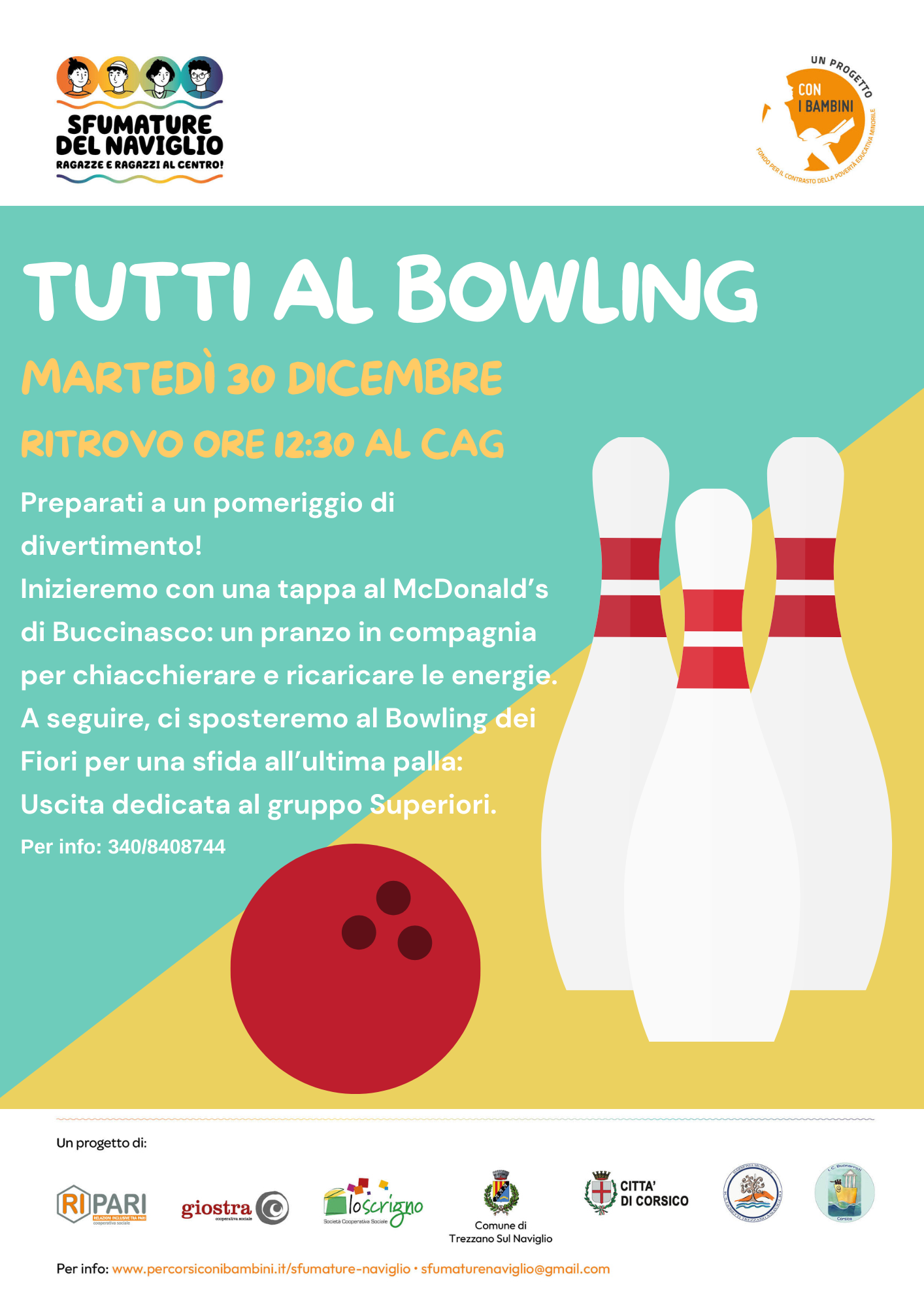 TUTTI AL BOWLING CON IL C.A.G. DI CORSICO
