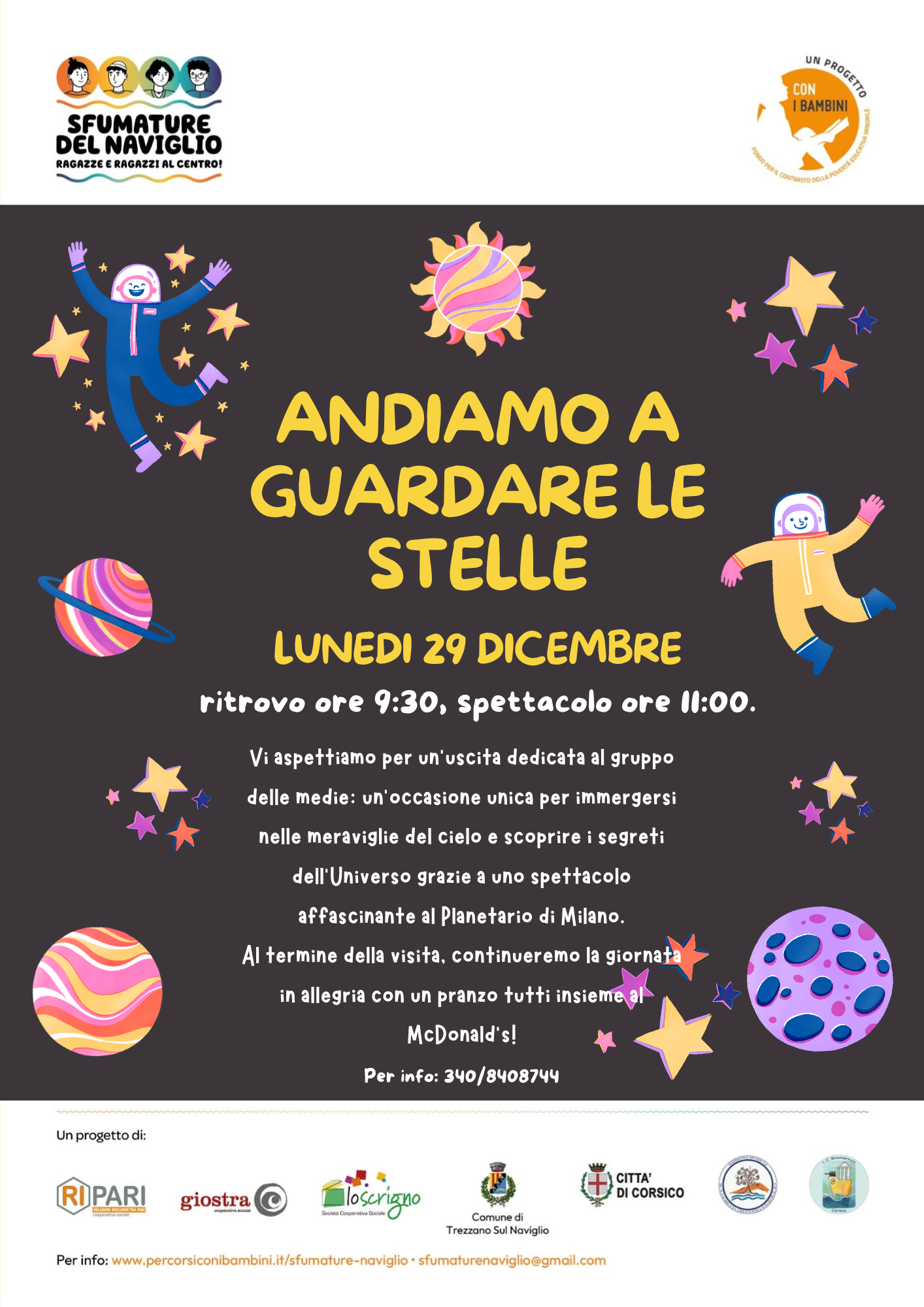 ANDIAMO A GUARDARE LE STELLE CON IL C.A.G. DI CORSICO